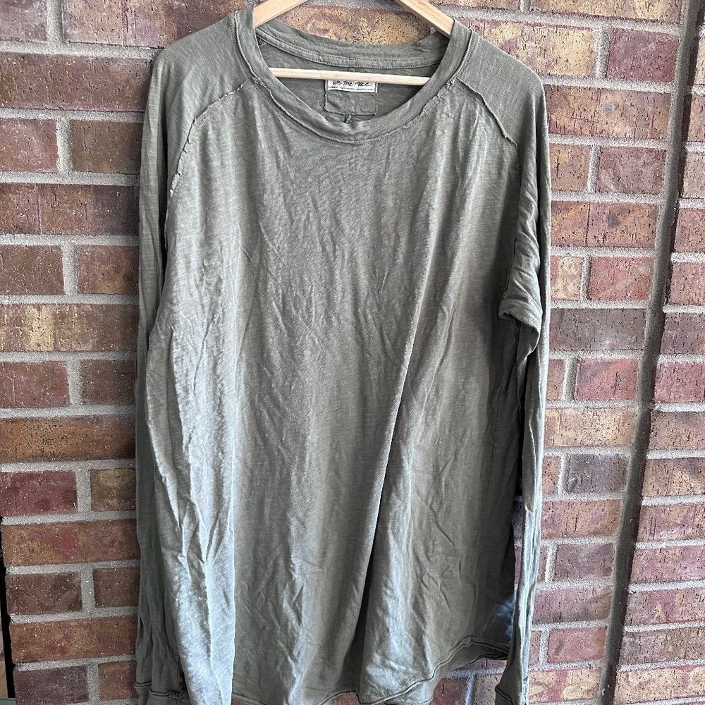 We the Free (Free People) Tunic Shirt - Light Olive Green